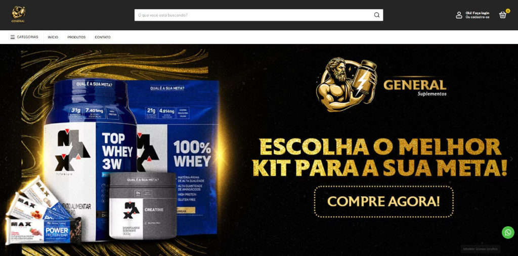 E-commerce Suplementos