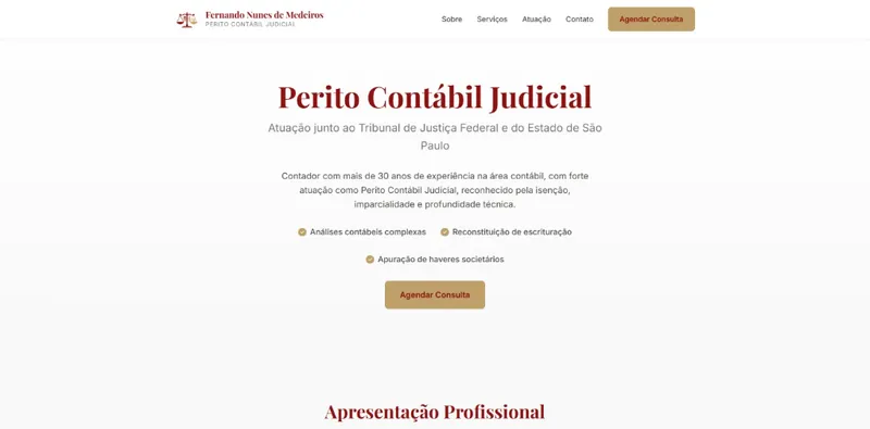 Site Perito Contábil